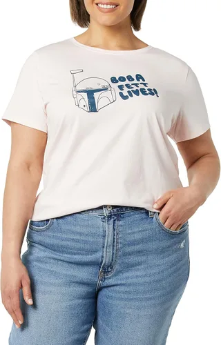 Vista 2 de Tienda Essentials Disney Marvel Star Wars Camisetas de manga corta con cuello redondo para mujer, paquete de 2
