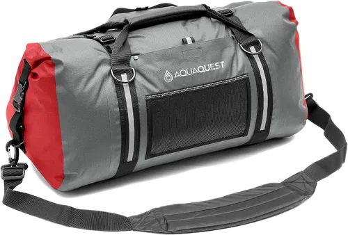 Vista 7 de AquaQuest Bolsa de lona blanca – 100% impermeable, resistente, versátil y cómoda – Bolsa protectora duradera para viajes, deportes, motocicleta
