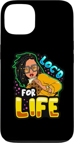 Vista 7 de Loc'd for Life Funny Locs Black Queen Dreadlocks Women Girls Case for iPhone 17