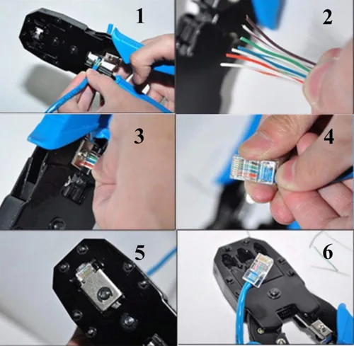 Vista 3 de Gaobige Kit de herramientas de crimpado rj45 para herramienta de crimpado