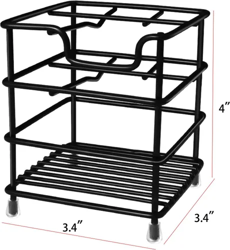 Vista 4 de Soportes de cepillo de dientes HYRIXDIRECT para baños, organizador de cepillo de dientes y pasta de dientes de acero inoxidable resistente a