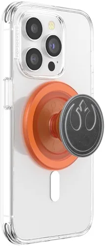 Vista 24 de PopSockets Agarre adhesivo para teléfono, soporte, soporte para teléfono, Star Wars - Millenium Falcon Aluminio