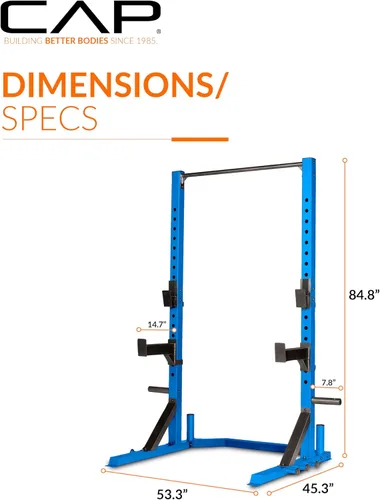 Vista 4 de CAP Barbell - Serie de colores FM-8000F Deluxe Power Rack