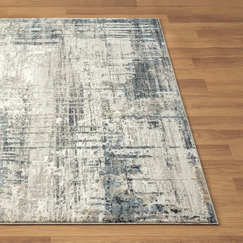 Vista 9 de LUXE WEAVERS Alfombra abstracta moderna para interiores azul 5x7