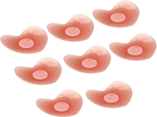 Vista 35 de ICEGIA Fundas para pezones para mujer, impermeables, reutilizables, ultra finas y adhesivas de silicona para pezones, pétalos