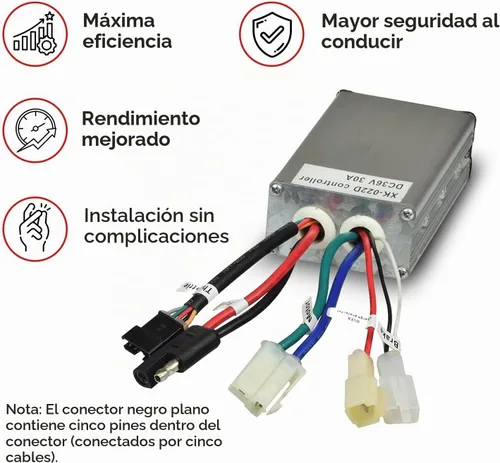 Vista 5 de Currie Controlador de 36 voltios y 30 amperios - con conector de acelerador de 5 pines para scooters eléctricos Schwinn S1000, S750, Ezip E1000 e