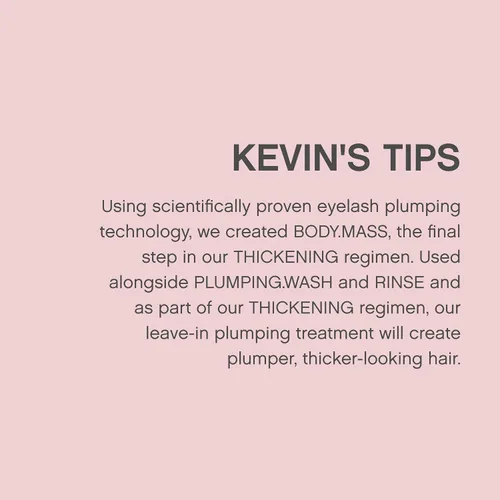 Vista 6 de Tratamiento Body.Mass de Kevin Murphy para dar volumen al cabello, sin enjuague, 3.4 oz