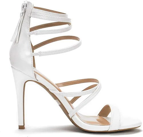 Vista 2 de DREAM PAIRS Sandalias de tacón alto para mujer