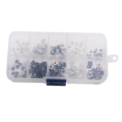 Vista 2 de 200pcs 10-Tipos Micro Touch Touch Botón Interruptor Botón