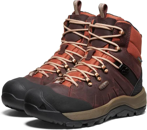 Vista 4 de KEEN Women's Revel 4 Mid Height Polar Insulated Waterproof Snow Boots Andorra/Safari