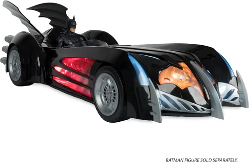 Vista 3 de McFarlane Toys - DC Multiverse Batmobile (Batman & Robin) Vehículo de 24.5 pulgadas de largo con luces y sonido