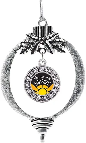 Vista 217 de Inspired Silver - Adorno de cromosoma 21 con dije de círculo de plata con joyas de circonita cúbica