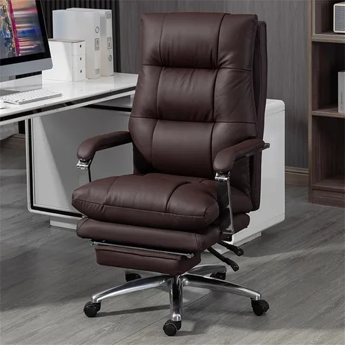 Vista 11 de Sillas de computadora para el hogar, silla ejecutiva de oficina con reposapiés, silla de computadora reclinable, silla ergonómica de escritorio
