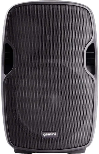 Vista 2 de Gemini as Series AS-15BLU-PK Paquete de altavoces portátiles Bluetooth para fiestas, altavoz PA activo de 15 pulgadas y 2000 W, soporte de altavoz