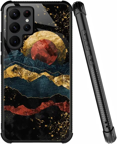 Vista 51 de ZHEGAILIAN Funda compatible con Samsung Galaxy S21, funda de vidrio orgánico para niñas, mujeres y hombres, diseño de cuatro esquinas, antiarañazos