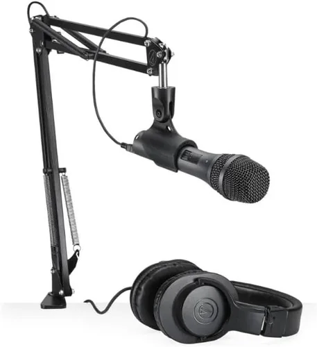 Vista 5 de Audio-Technica AT2005USB Micrófono dinámico cardioide USB/XLR, negro