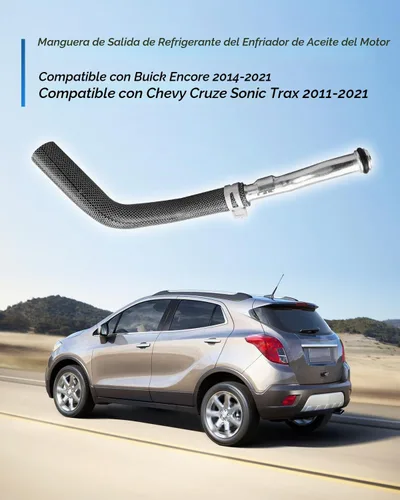 Vista 3 de Manguera de salida para enfriador de aceite de motor para Buick Encore