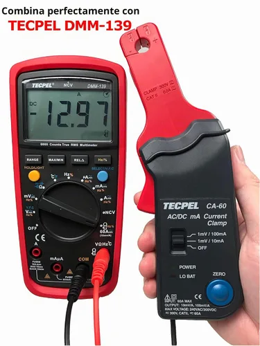 Vista 5 de TECPEL CA-60 CA-60 sonda de transmisor de abrazadera de corriente CA-60 CA-60