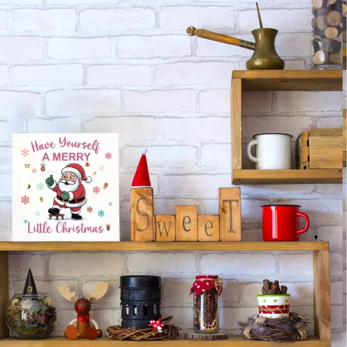 Vista 6 de HEYBIG - Regalos de Navidad, ten una Feliz Navidad para mujeres, hermana, hija, para amigos, mejores colegas, regalos para el hogar, baño, oficina