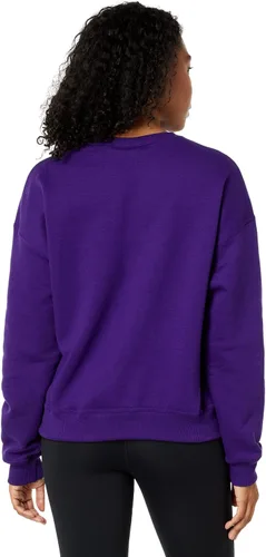 Vista 2 de Champion - Sudadera de cuello redondo para mujer, Powerblend, sudadera de forro polar, la mejor sudadera para mujer (disponible en tallas grandes)
