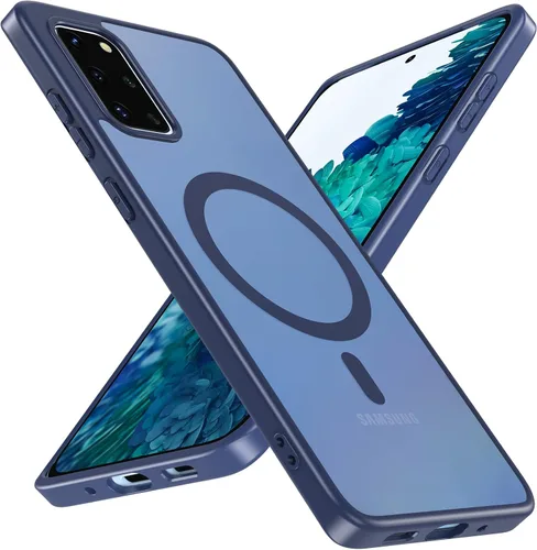 Vista 21 de Funda OWKEY Samsung Galaxy A13 5G, Funda Magnética para Teléfono con Soporte y Protector de Pantalla, Funda Protectora Antihuellas y a Prueba de A13
