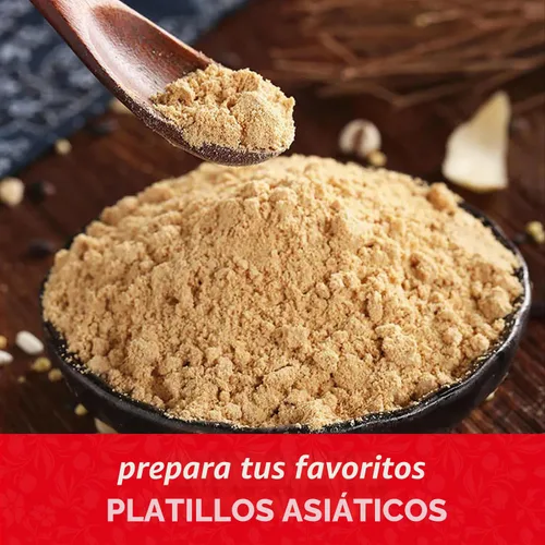Vista 5 de Kinako (harina de poroto de soja tostada) de Shirakiku, 5 oz.