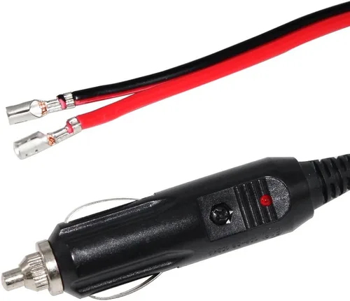 Vista 4 de Enchufe de repuesto para encendedor de cigarrillos – Enchufe de cigarro macho de 12 voltios con cables Adaptador de coche Conectores de cargador