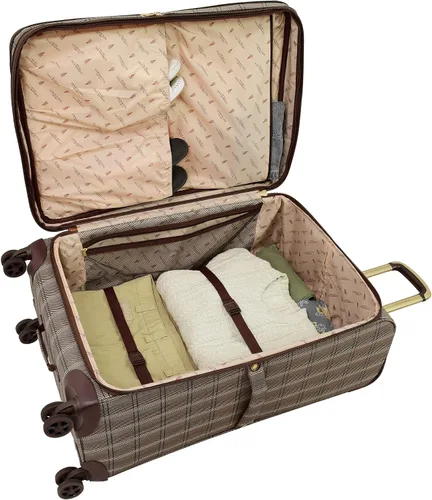 Vista 11 de LONDON FOG Brentwood II - Juego de 4 piezas con bolsa de asiento capuchino Capuccino London Fog Brentwood II - Juego de 4 piezas con bolsa debajo