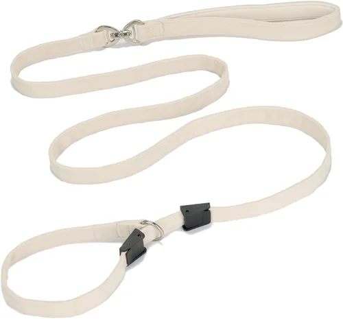 Vista 17 de Correa de perro de algodón suave, correas de pana resistente de 5 pies con gancho de metal dorado para perros pequeños, medianos y grandes, S