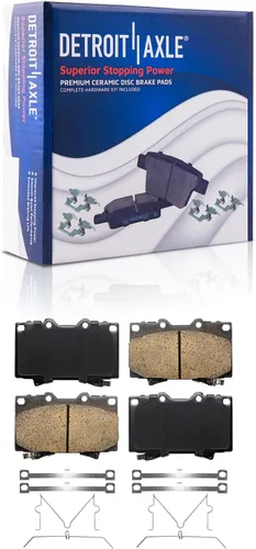 Vista 10 de Detroit Axle - Kit de freno trasero para Chevy Silverado 1500 Avalanche GMC Sierra 1500 2007-2014, Suburban Yukon XL 1500 Tahoe Escalade EXT ESV