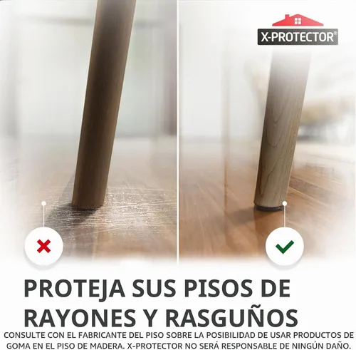 Vista 4 de Almohadillas Antideslizantes para Muebles X-PROTECTOR 48 PIEZAS - 32 piezas Redondas de 1" + 16 piezas Cuadradas de 2" Agarraderas para Muebles!