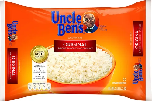 Vista 13 de BEN'S ORIGINAL Arroz parhervido enriquecido original blanco de grano largo, 1 libra (paquete de 12) 1 libra