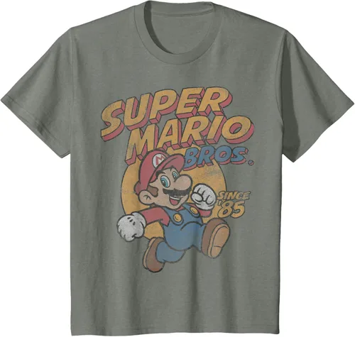 Vista 63 de Super Mario Bros. Desde '85 Camiseta Vintage con Póster' Negro