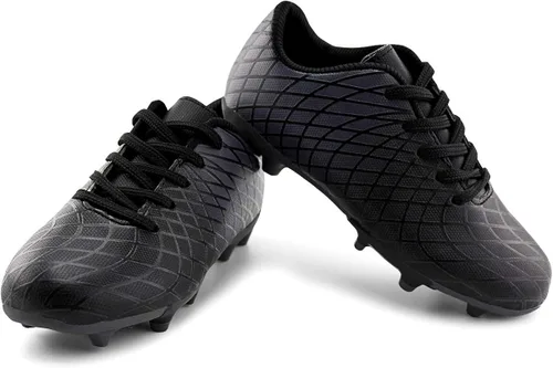 Vista 8 de JABASIC - Tacos de fútbol para exteriores para niños, zapatos de fútbol atléticos y firmes