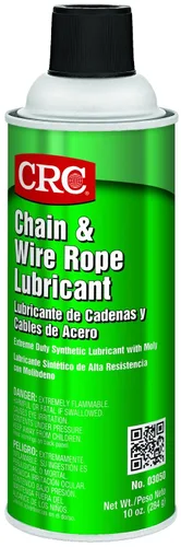 Vista 5 de CRC - Lubricante en aerosol para cadena y cables de acero. Aerosol de 16 onzas (Peso neto: 10 onzas)