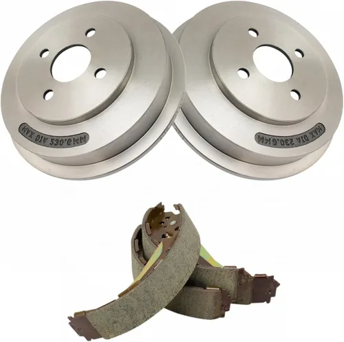Vista 49 de Kit de tambor y zapata de freno trasero TRQ Compatible con Colorado Canyon i-280 i-290 i-350 Pickup