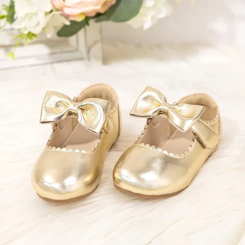 Vista 2 de Otter MOMO ToddlerLittle Girls Flower Girl Shoes Ballerina Flats Shoes Slip-on School Party Dress Shoes