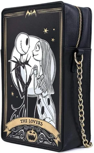 Vista 3 de Loungefly X Disney Nightmare Before Christmas Tarot - Bandolera para pasaporte, Multi