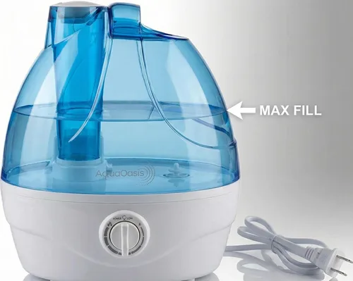 Vista 10 de AquaOasis® Humidificador de niebla fría (tanque de agua de 2.2 litros), humidificadores ultrasónicos silenciosos para dormitorio y habitación
