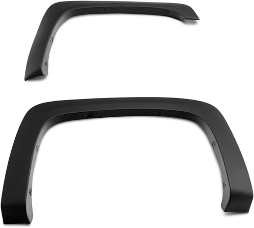 Vista 5 de Duratek Guardabarros estilo OEM Mejora de protección de arco de rueda de polipropileno duradero Acabado negro mate Compatible con Silverado