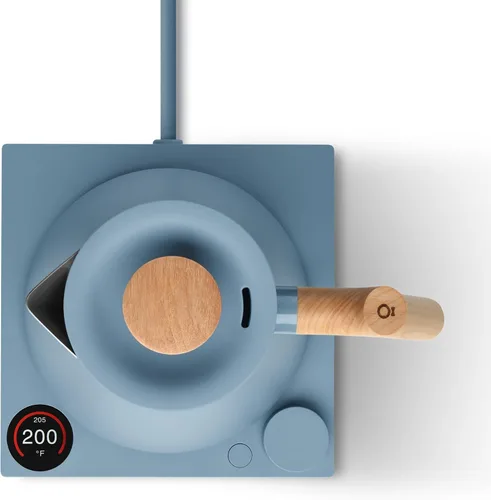 Vista 2 de Fellow Corvo EKG Pro - Tetera eléctrica para té y café, 0.9 litros Precision Temp Control, Stainless Steel, Brew Timer, Smart Scheduling, Wide