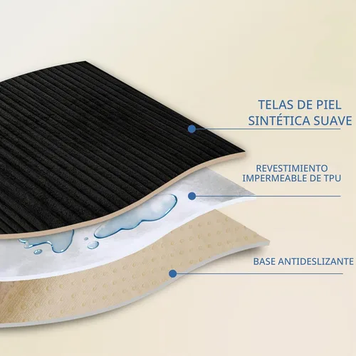 Vista 5 de HAOMAIJIA Juego de 2 fundas antideslizantes para reposabrazos de sofá, fundas peludas para reposabrazos de sofá, lavables, gruesas, suaves
