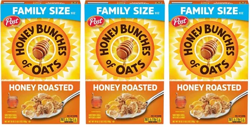 Vista 18 de Miel manojos de avena Honey Roasted, 2.1-ounce (12 unidades) Desayuno o merienda fácil para llevar