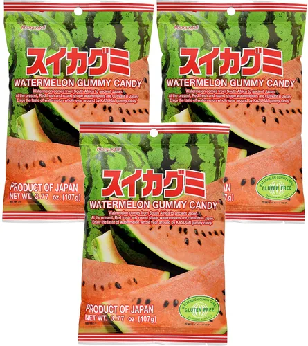 Vista 21 de Kasugai Fruit Assort - Caramelos de gomitas de 3.59 onzas (paquete de 3)