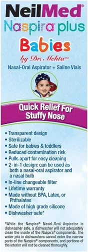 Vista 5 de NeilMed Naspira Plus Aspirador oral nasal, 1 unidad
