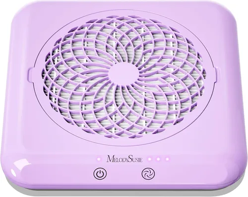 Vista 6 de MelodySusie Colector de polvo de uñas con filtro reutilizable, potente ventilador de vacío de uñas, extractor de colector de polvo, máquina