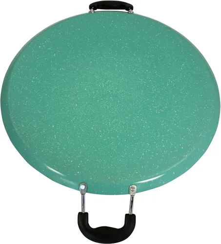 Vista 2 de Oster Cocina 111890.01 Zadora Comal Round Acero Carbono con Asas de Baquelita, Rojo