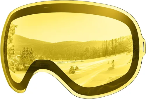 Vista 15 de findway Gafas de esquí OTG para mujeres, hombres, adultos, jóvenes - Sobre gafas, gafas de nieve - Lente intercambiable, gafas de snowboard antivaho