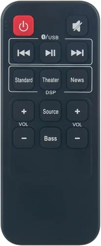 Vista 2 de RMT-HSB318 RMTHSB318 Reemplazo de control remoto para Insignia Barra de sonido Barra de sonido Altavoz de cine en casa NS-HSB318 NSHSB318