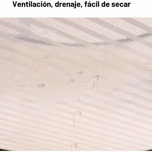 Vista 3 de Primst Red de pesca de secado plegable, rejilla de secado colgante, cesta seca de ropa con cremallera, secadora de plantas para interiores